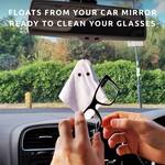 Spooky Ghost Microfiber Eyeglass Cleaning Cloth