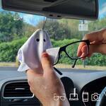 Spooky Ghost Microfiber Eyeglass Cleaning Cloth