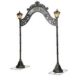 Spooky Illuminated Halloween Manor Archway