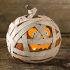 Spooky Lighted Mummy Pumpkins