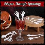 Spooky Skeleton Arm Cocktail Swizzle Sticks / Stirring Bones
