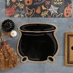 Spooky Witch Cauldron Doormat