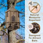 Spooky Wooden Castle Bat House - Attract Beneficial Bats To Your Yard