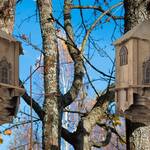 Spooky Wooden Castle Bat House - Attract Beneficial Bats To Your Yard