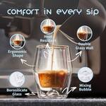 SPROGO - Reusable To-Go Espresso Glass Travel Mug
