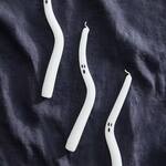 Squiggly Ghost Taper Candles