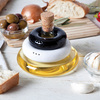 Stackable Olive Oil, Salt and Pepper Set