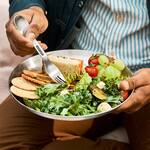 Stainless Steel Picnic Plate Set with Bamboo Chopping Board Lid