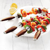 Stainless Steel Skewers with Pakkawood Handles