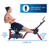Stamina X Water Rower - Compact Rowing Machine