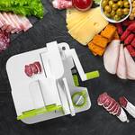 Starfrit Manual Deli Slicer - Slices Meats, Cheeses, Breads, and More