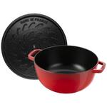 Staub Enameled Cast Iron French Oven Pot - Lunar New Year Snake Lid