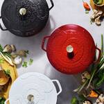 Staub Enameled Cast Iron French Oven Pot - Lunar New Year Snake Lid