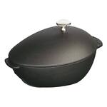 Staub Mussel Pot - Mussel-Shaped Enameled Cast Iron Shellfish Pot