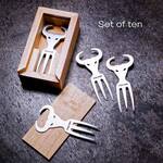 Steak Champ Mini Bull Forks
