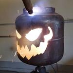 Steel Jack O' Lantern Fire Pit