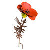 Steel Poppy, Sunflower, and Dahlia Garden Torches