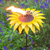 Steel Poppy, Sunflower, and Dahlia Garden Torches