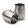 Stemless Stainless Steel Wine Glasses