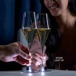 Stolzle Highlight Champagne Flutes - Stems Light Up When Raised