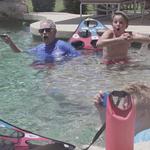 Stone Skipping Cornhole Game