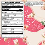 Strawberry Champagne Drizzled Kettle Corn Popcorn