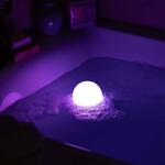 Stress Less Floating Bath Light Orb