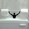Strong Man Toilet Paper Holder