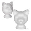Styrofoam Cat Mannequin Head