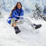 Super Clear Inflatable Snowmobile Sled