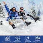Super Clear Inflatable Snowmobile Sled