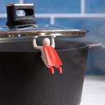 Superhero Pot Lid Steam Releaser and Spoon Holder