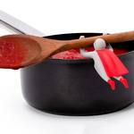 Superhero Pot Lid Steam Releaser and Spoon Holder