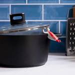Superhero Pot Lid Steam Releaser and Spoon Holder