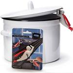 Superhero Pot Lid Steam Releaser and Spoon Holder