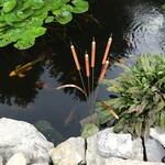 Swaying Copper Cattail Wind Chimes