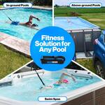 Swim Tether Belt for Stationary Swimming in Pools