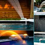 Swimming Pool Jet Waterfall Fountain