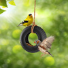 SwingTime - Ceramic Tire Swing Bird Feeder