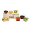 Taco Serving Kit With Wooden Storage Box