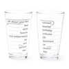 Talking Pints - Conversation Starter Topics Glassware