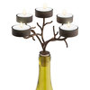 Tea Light Branches Wine Bottle Candelabra