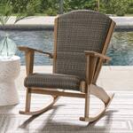 Teak Adirondack Rocking Chair