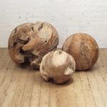 Teak Root Ball Sculptures