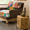 Teak Wood Blocks Side Table / Stool / Stand