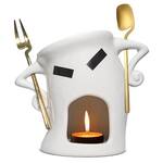 Tealight-Heated Chocolate/Cheese Fondue Mug with an Attitude