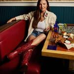 Tecovas x Chili's Booth Boots - Made from Genuine Chili's Booth Vinyl