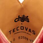 Tecovas x Chili's Booth Boots - Made from Genuine Chili's Booth Vinyl
