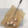 Telescoping Double-Pronged Skewer