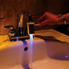 Temperature Sensitive Blue/Red LED Faucet Lights!